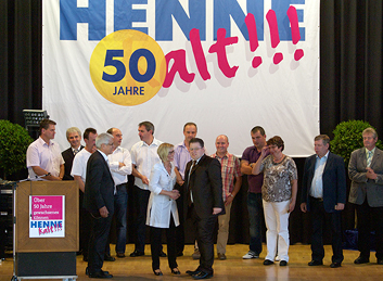 Jubiläumsfeier zum 50-jährigen Bestehen von HENNE im Jahr 2011